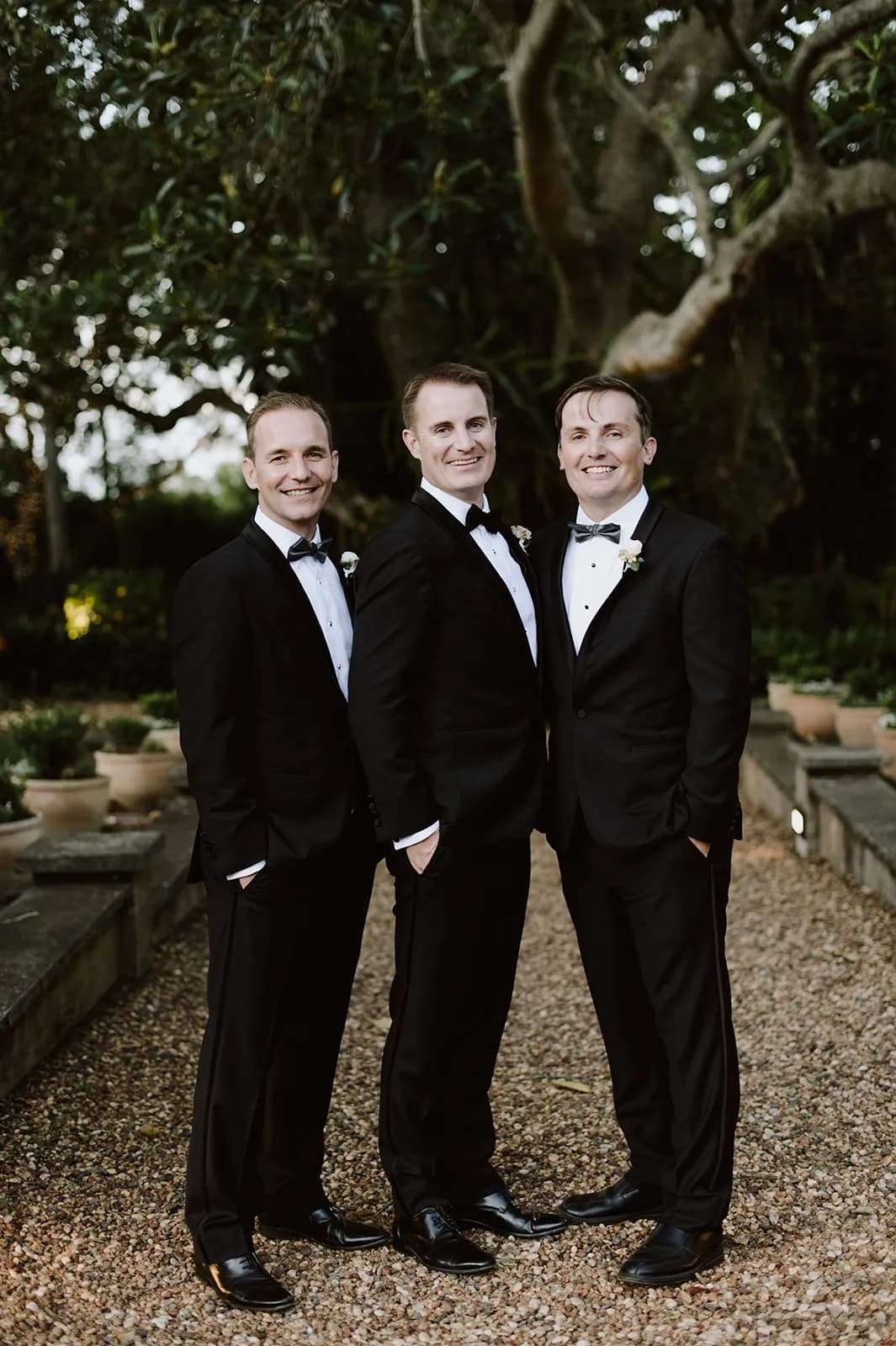 Groom and groomsmen