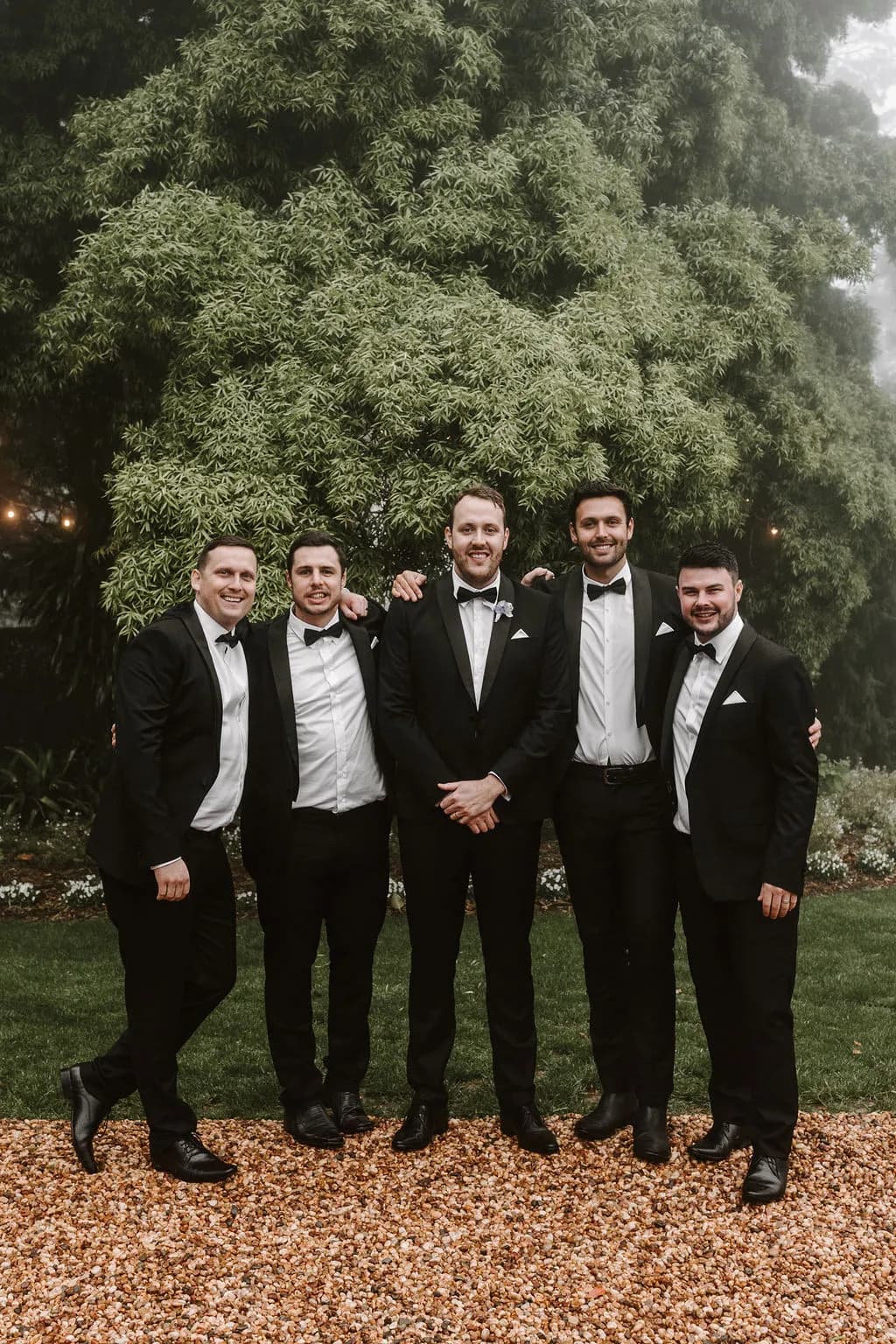 Groom and groomsmen