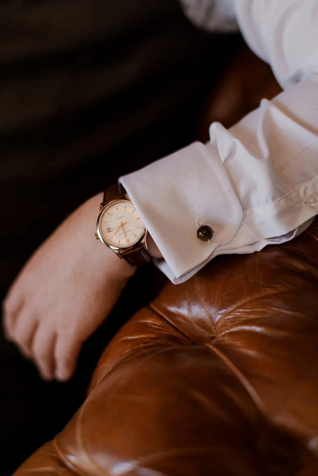 Man wearing a watch