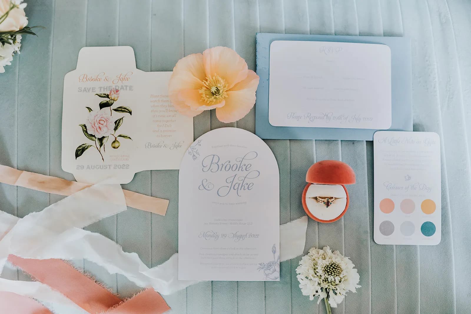 Stationary for wedding day