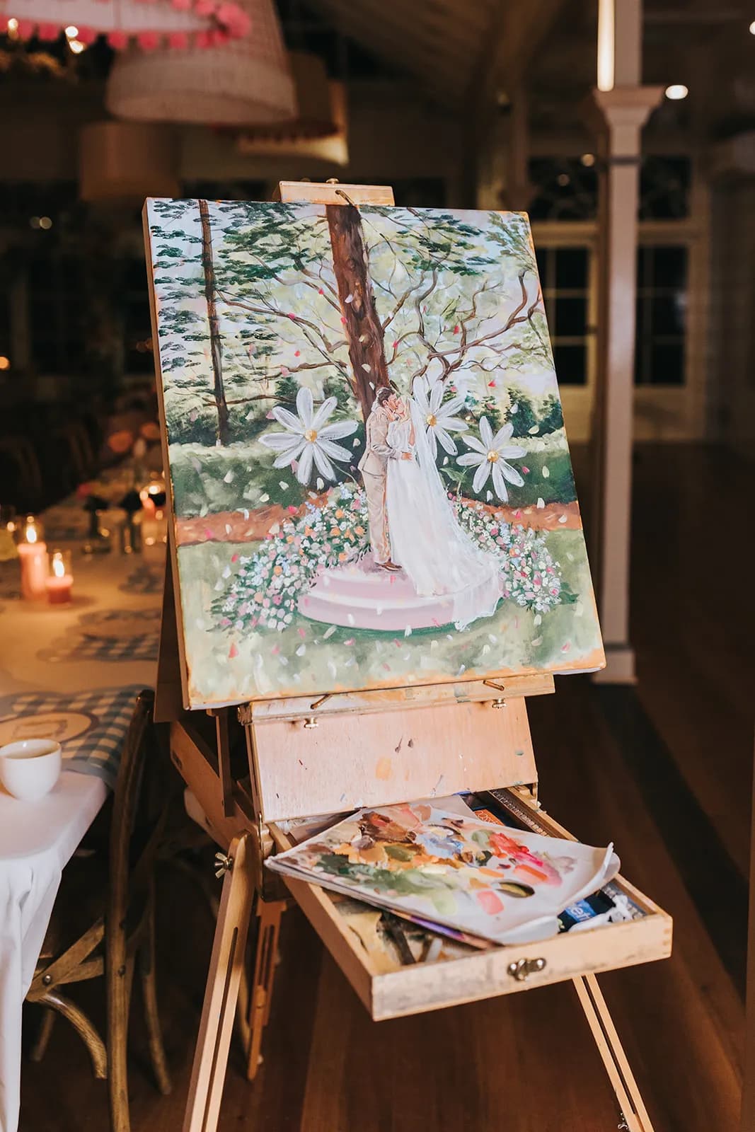 Painting of wedding