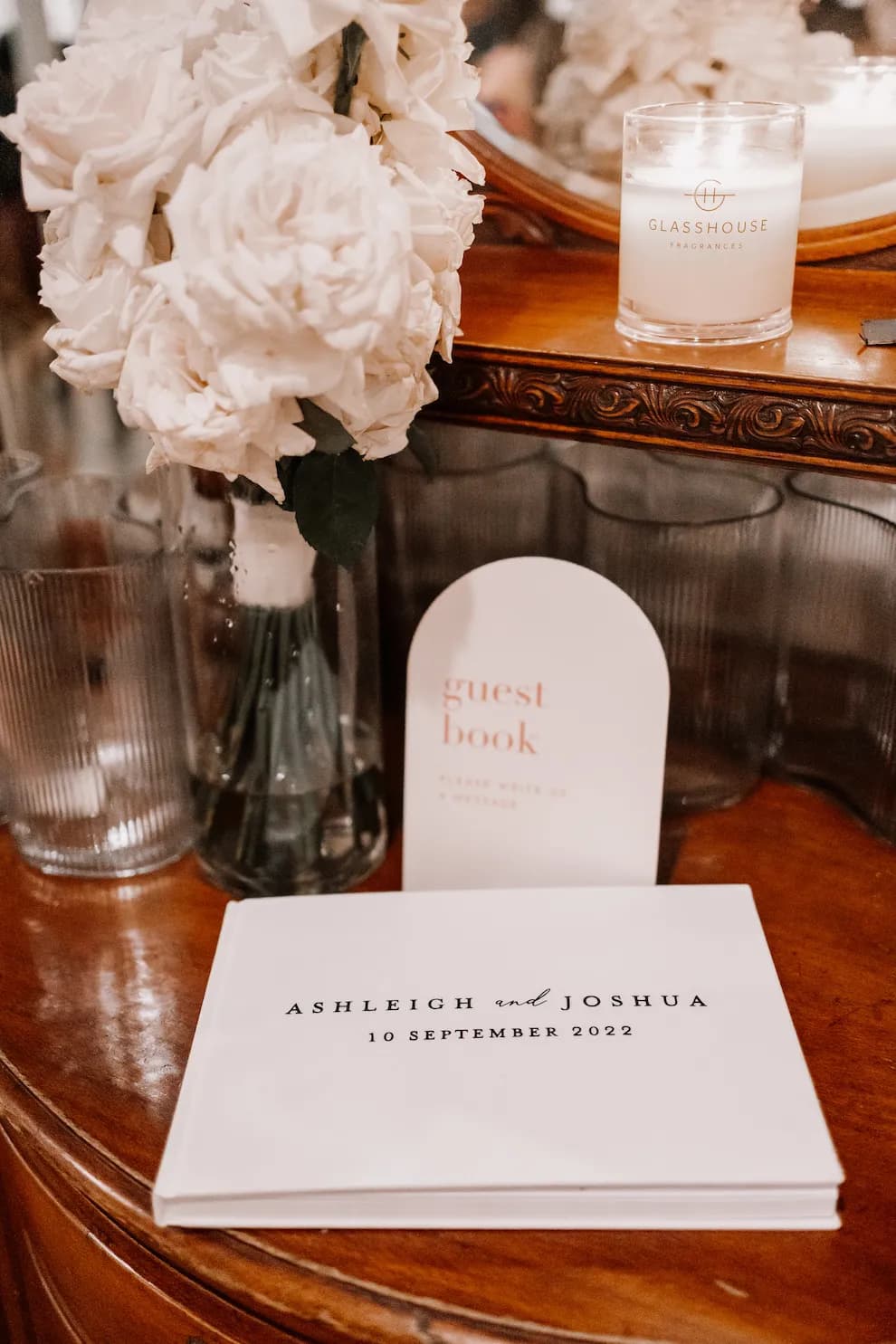 Guest signing book for wedding